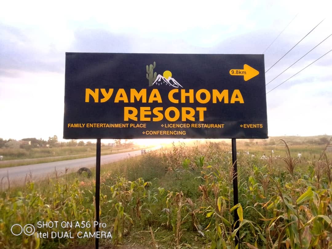 Branded promotional t-shirts and hats for a corporate event.