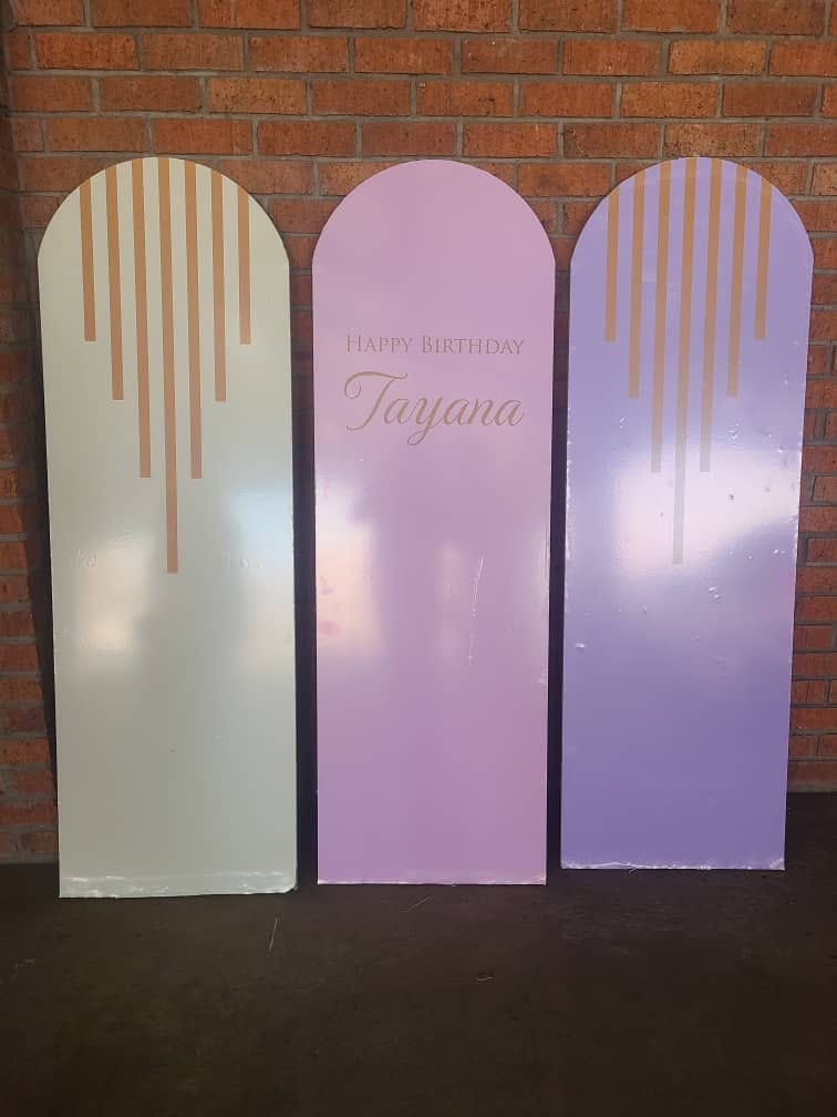 Outdoor vinyl banner for a promotional event in Zimbabwe.